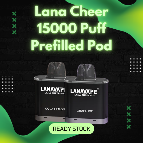 Lana Cheer 15000 Puffs Prefilled Pod Device with Type-C Charging