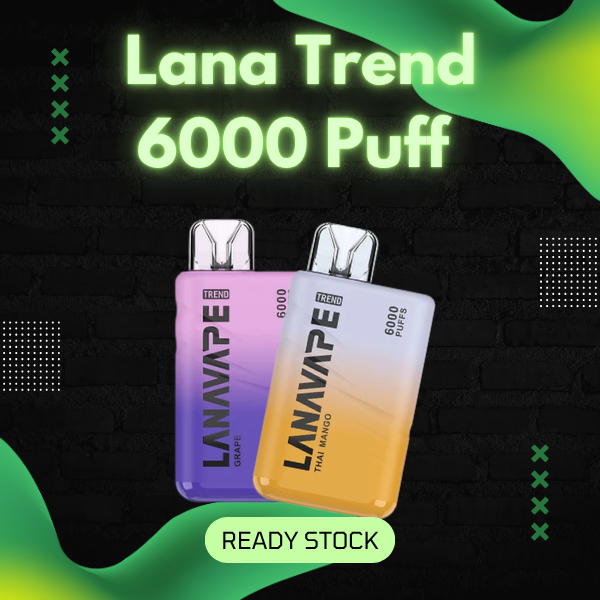 Lana Trend 6000 Puffs Disposable Vape Device - Gradient Design
