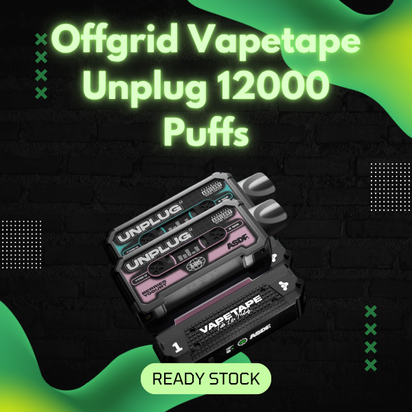 Offgrid Vapetape Unplug 12000 Puffs
