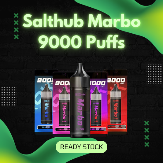 Salthub Marbo 9000 Puffs Disposable Vape Kit with Adjustable Airflow