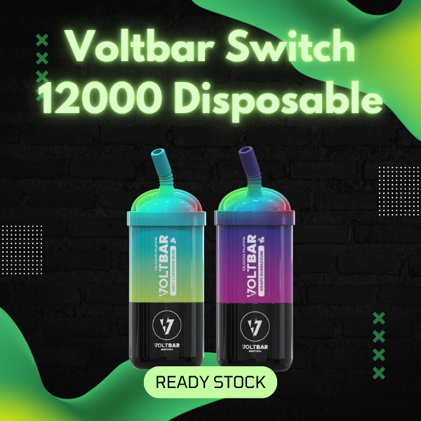 Voltbar Switch Cartridge 12000 Puffs replacement pod close up